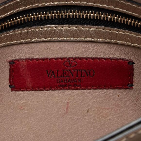 Valentino Metallic Nappa Leather Rockstud Clutch - Picture 6 of 16